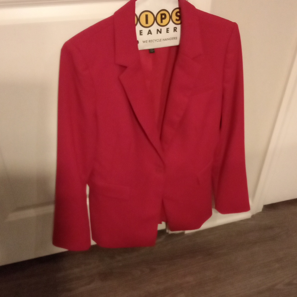 White House Black Market hot pink colored blazer in Size 4. Like new.